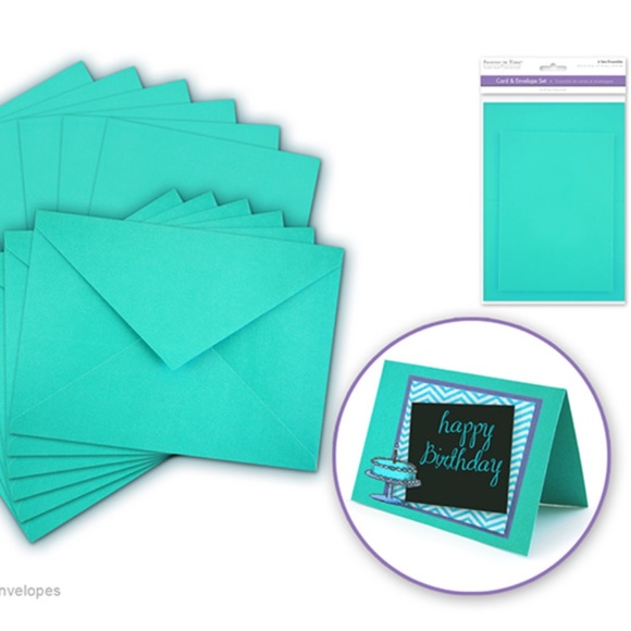 Pack of 12 Cards + 12 Envelopes A6 Tiffany 4.5"x6" - Picture 4 of 4
